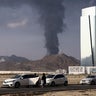 Smoke rises in the Fujairah oil industry zone amid the U.S.-Israel conflict with Iran 