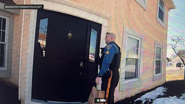 Washington Township police delivery DoorDash order after arresting driver 