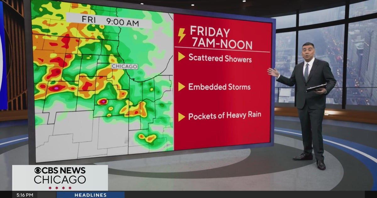 Chicago weather: periods of storms on Friday, some possibly severe ...