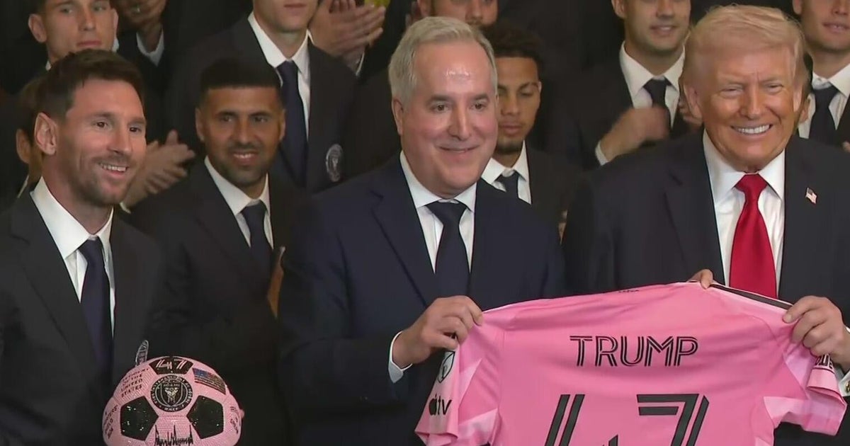 Lionel Messi and Inter Miami honored by President Donald Trump at the White House for MLS Cup title