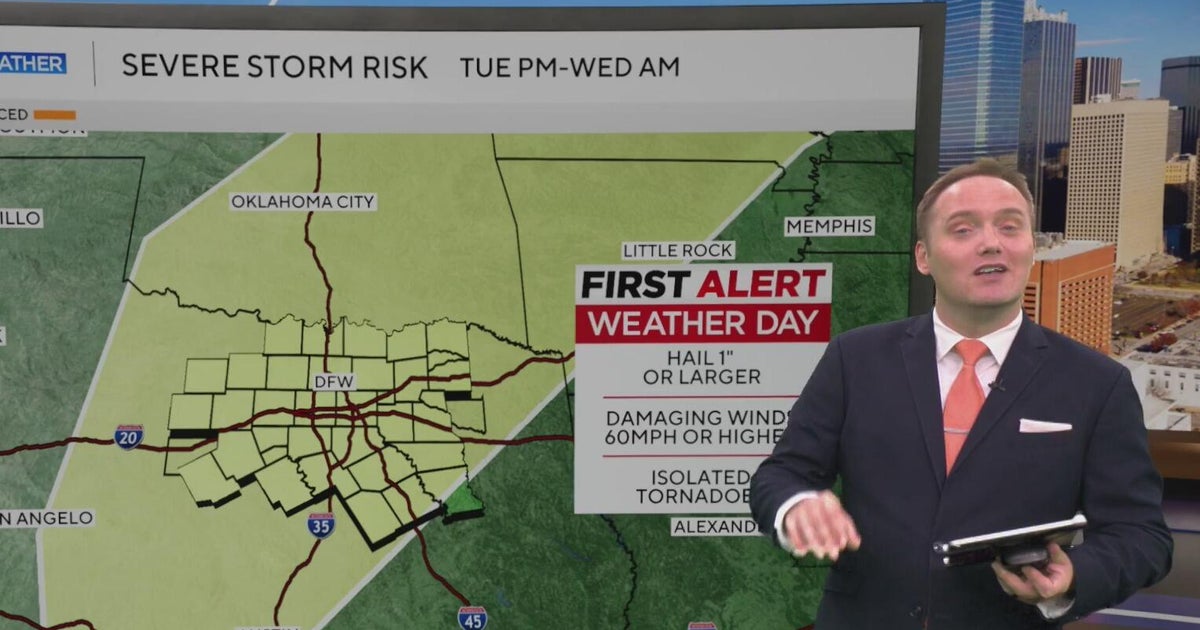 High pressure brings cooler, clearer weather in North Texas - CBS Texas