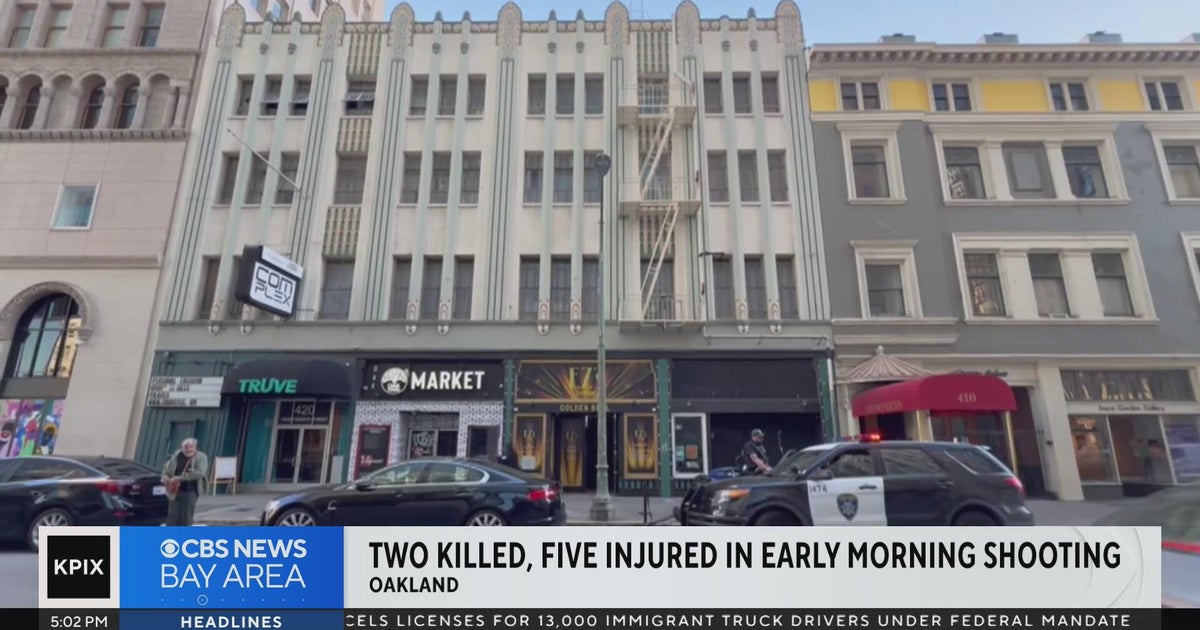 2 killed, 5 hurt in Oakland shooting - CBS San Francisco