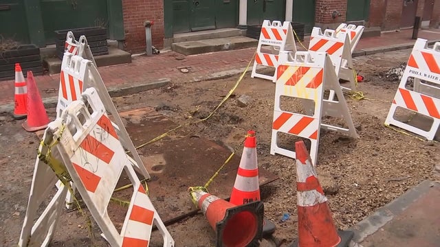 Old City residents, businesses plagued by massive sinkhole since Christmas 