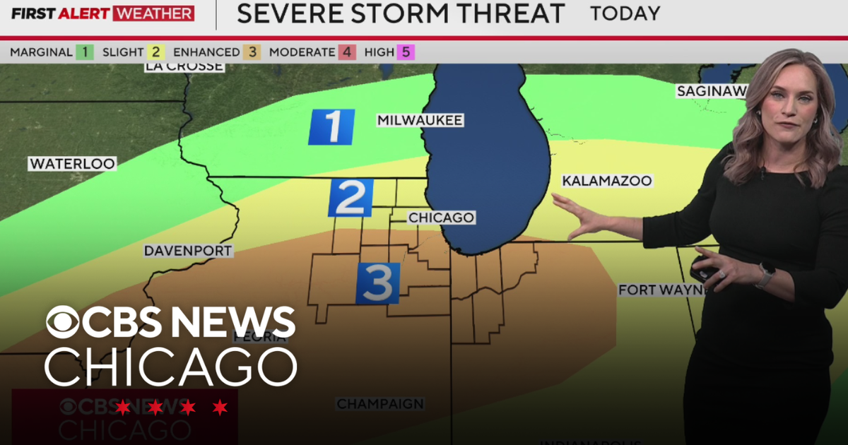 Severe storms in Chicago on Tuesday afternoon - CBS Chicago