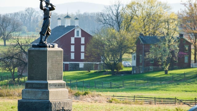Gettysburg National Military Park battlefield 