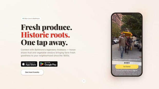 Baltimore arabbers launch app 