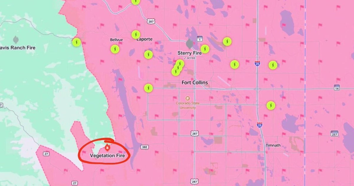 Fire crews responded to vegetation fire near Horsetooth Reservoir - CBS ...