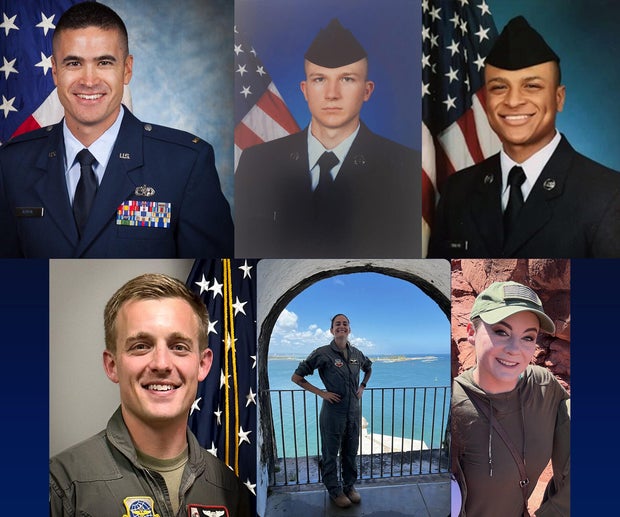 U.S. service members killed in refueling aircraft crash in Iraq identified as Ohio National Guard members and Florida-based crew