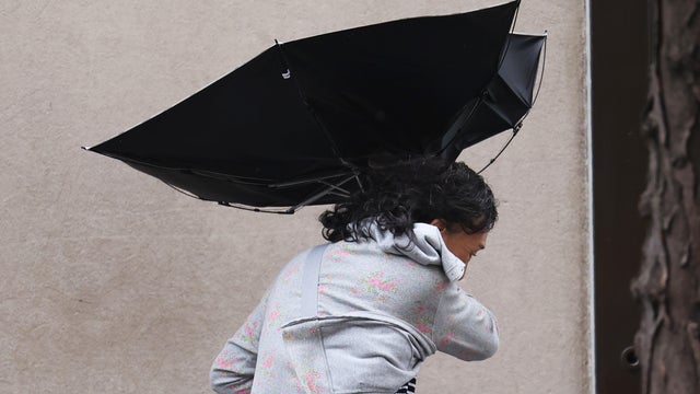 New York City Sees Potential Flash Flooding As Heavy Wind And Rain Batter The Region 