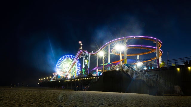Law enforcement vehicles on a police chase 