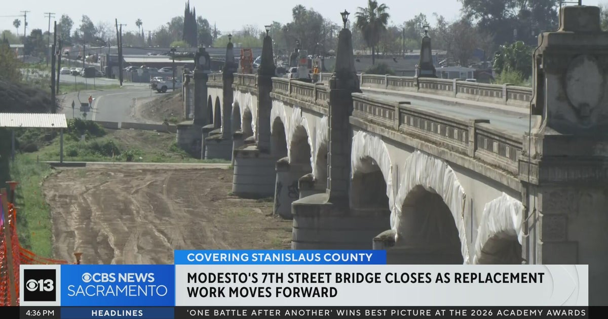 Construction moves forward for replacement of Modesto's 7th Street Bridge