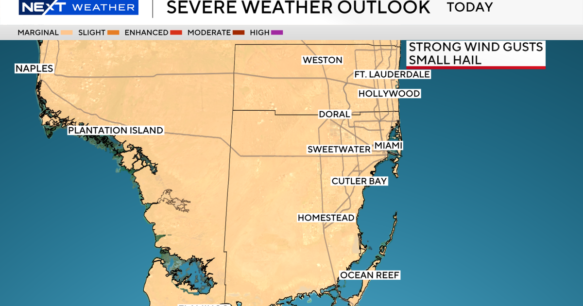 Localized flooding possible in South Florida Monday as region braces for more downpours, thunderstorms