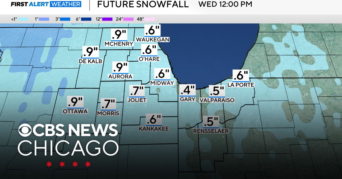 Chicago weather: Light snow overnight - CBS Chicago