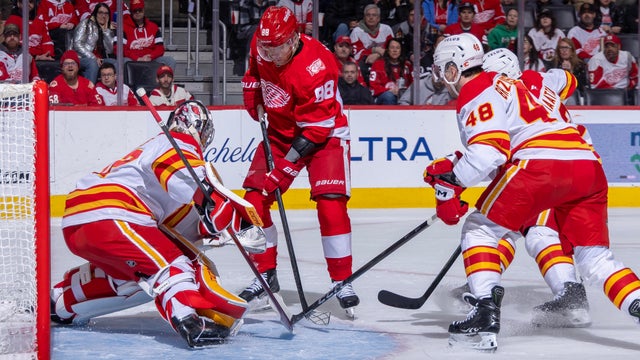 Calgary Flames v Detroit Red Wings 