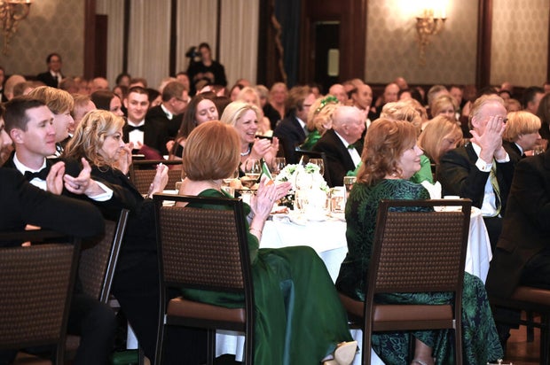 Irish Prime Minister attends the Society of the Friendly Sons and Daughters of St. Patrick Gala 