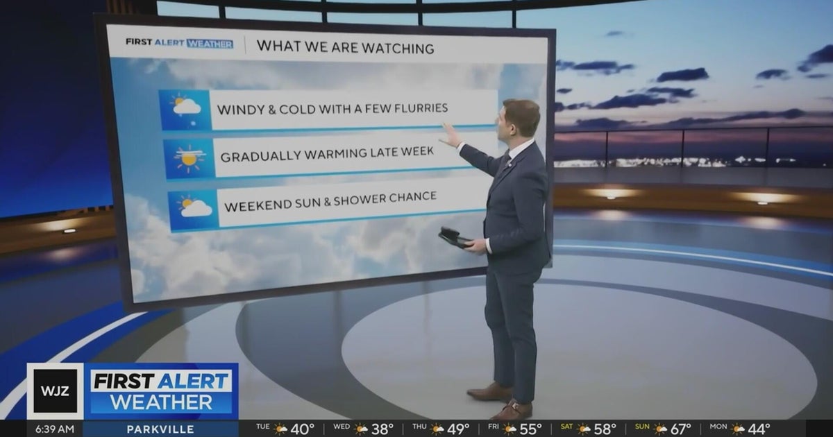 Blustery Tuesday in Maryland followed by gradual warm up - CBS Baltimore