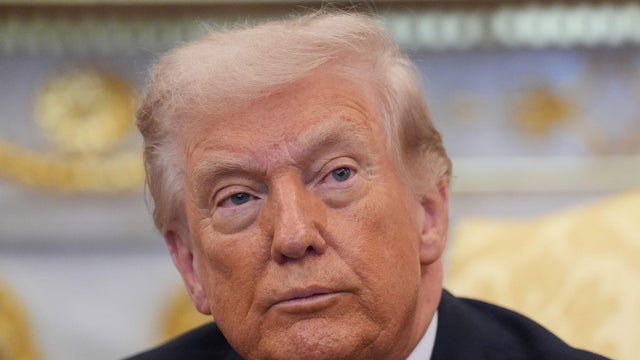 President Trump is seen during a meeting at the White House in Washington, D.C., March 17, 2026. 