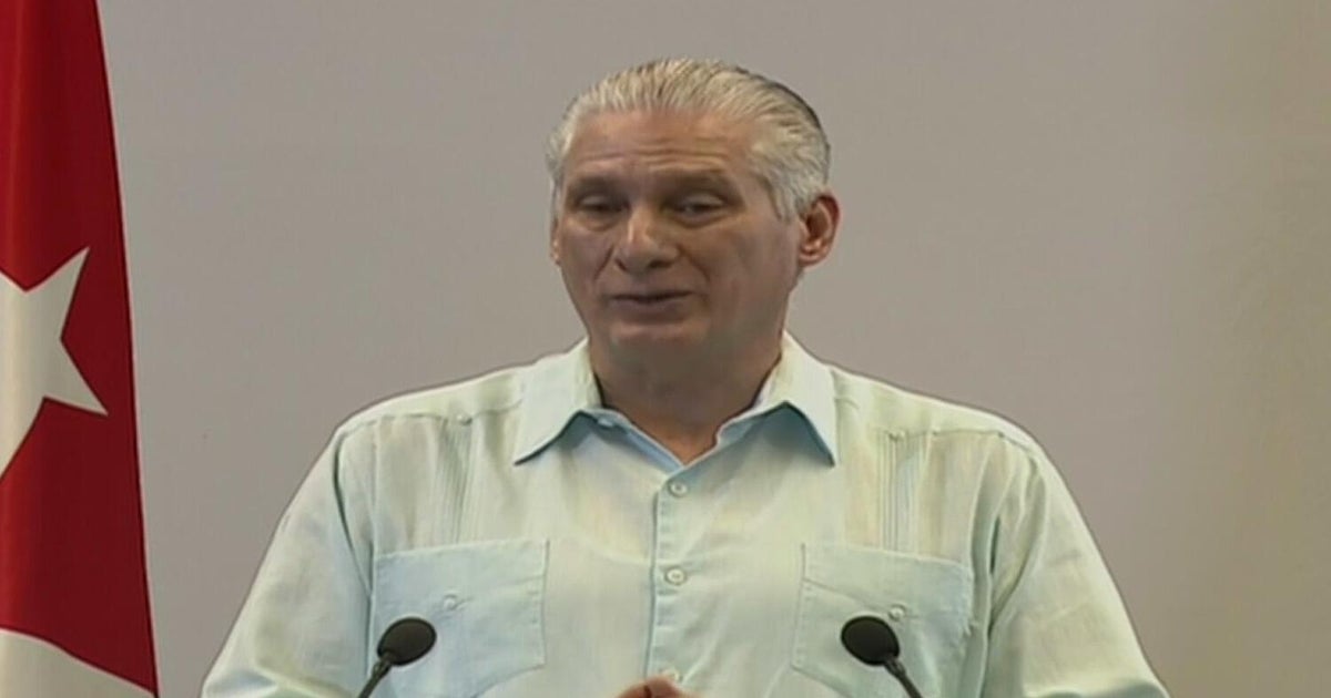 Cuban leader Miguel Diaz-Canel accuses U.S. of threatening country almost daily