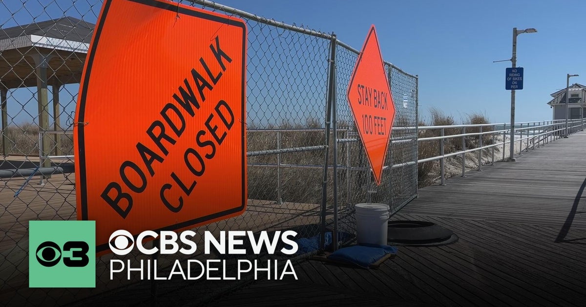 Ventnor, New Jersey, boardwalk repairs continue after weather delays