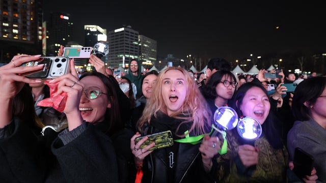 BTS Comeback Concert Attracts Thousands Of Fans In Seoul 