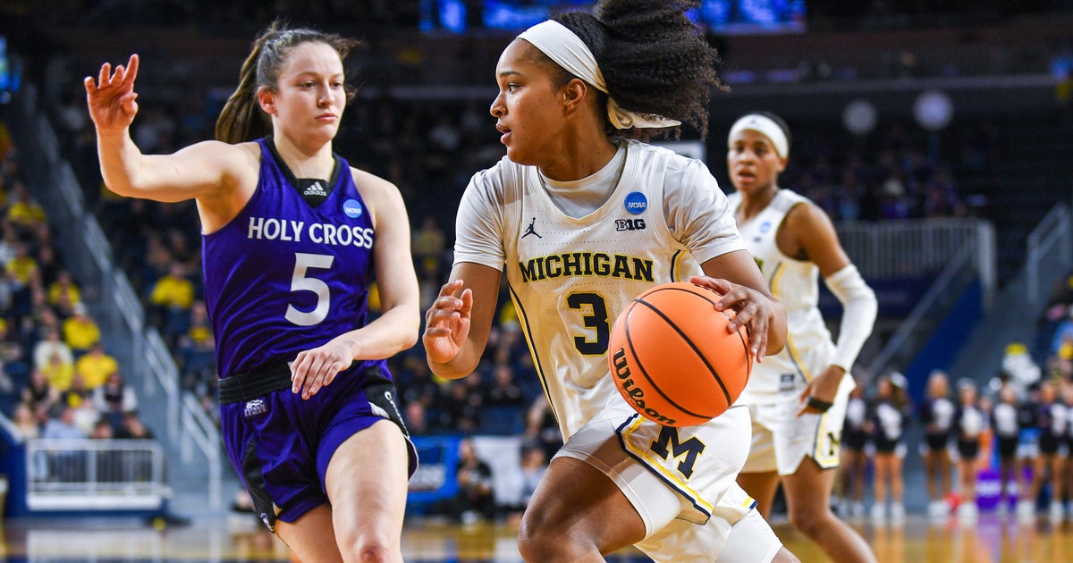 Michigan routs Holy Cross 83-48 in women's NCAA Tournament