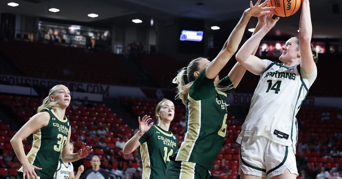 Michigan State rallies for 65-62 win over Colorado State in women's NCAA Tournament