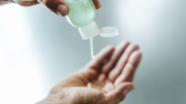 Cleaning and disinfection hands. 