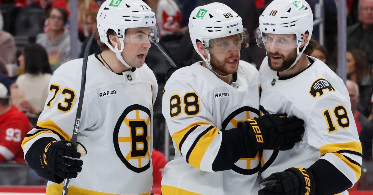 Swayman makes 41 saves, Bruins beat Red Wings in Easter Conference showdown