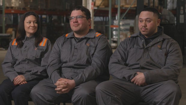 Apprentices at the shipyard