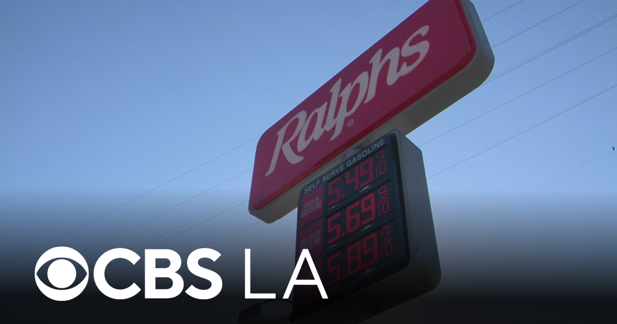 Gas prices keep climbing as fighting in Middle East continues - CBS Los ...