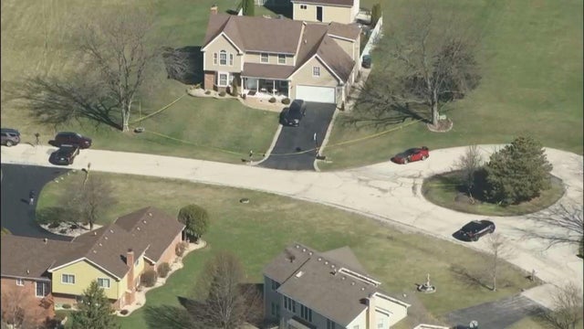 Generic police lights and crime scene tape 