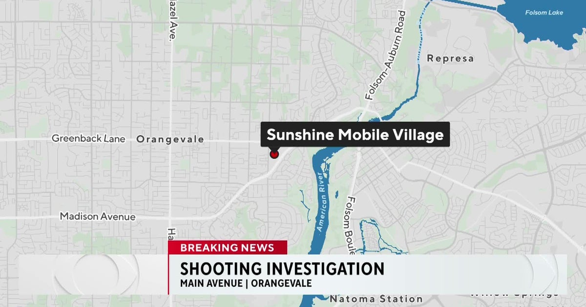 Shooting under investigation at Orangevale mobile home park - CBS ...