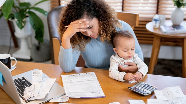 Young mum's debt worries 