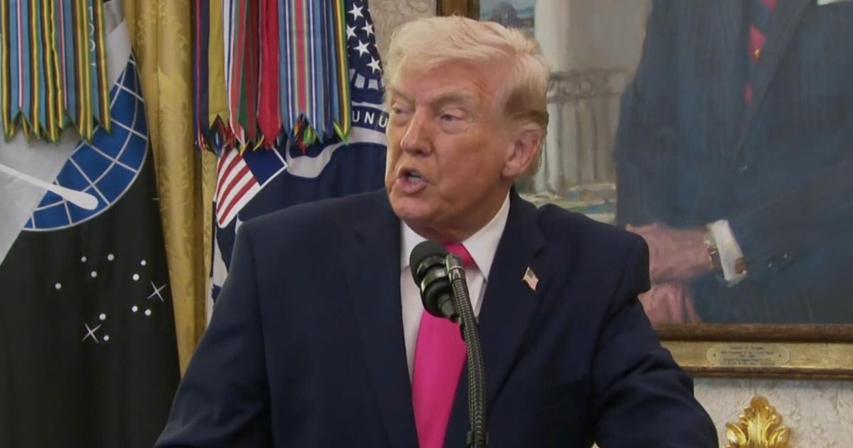 Watch: Trump takes questions on Iran war, possible bill to end partial government shutdown
