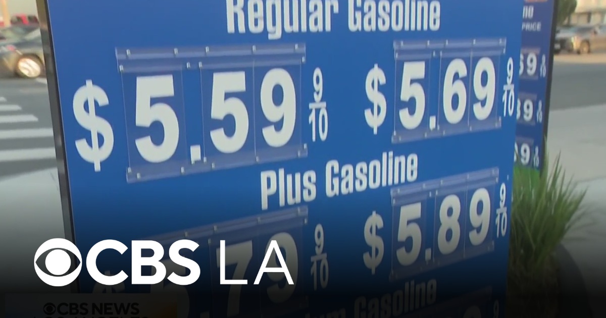 Gas prices continue to soar in Southern California - CBS Los Angeles