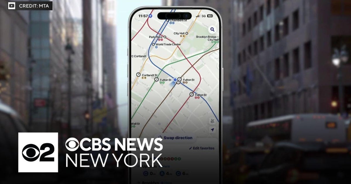 MTA launches new app with real-time tracking - CBS New York