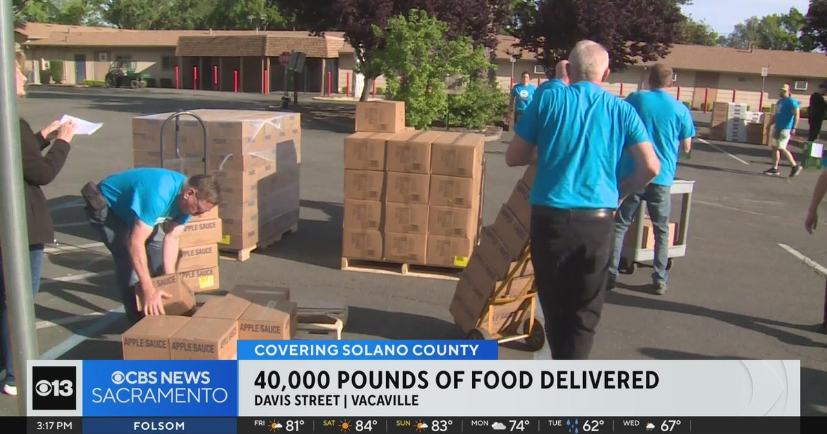 40,000 pounds of food delivered to Solano County families in need