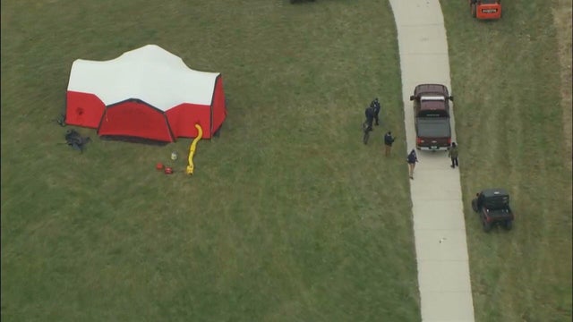 Police lights crime scene 