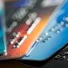 Multiple Credit cards close up 
