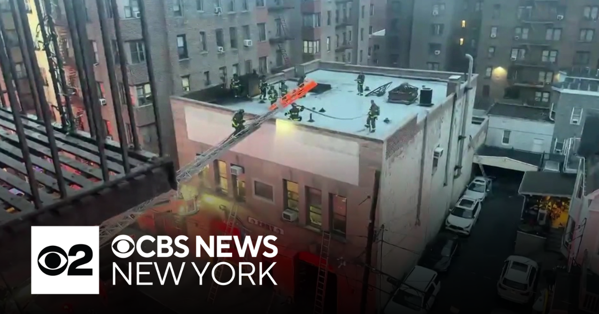 FDNY battling 3-alarm blaze at a Bronx firehouse