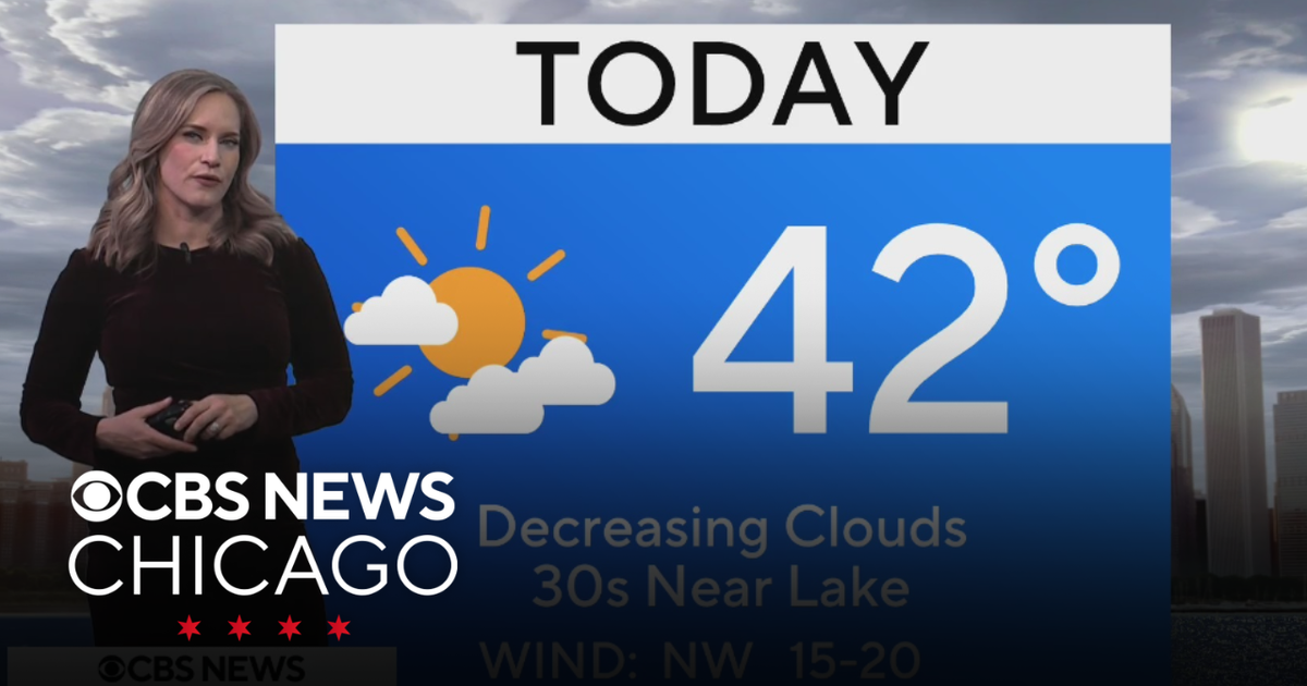 Windy day ahead on Friday in Chicago - CBS Chicago