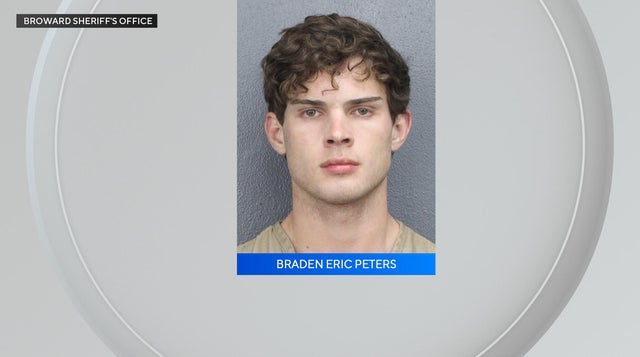 Broward County Sheriff booking photograph of Braden Eric Peters