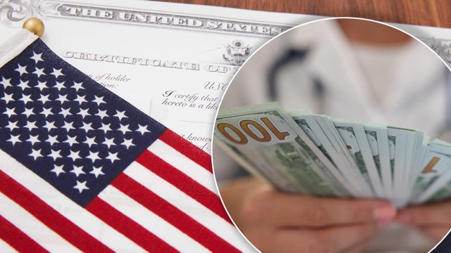 Certificate of Naturalization , USA Passport, USA flag 