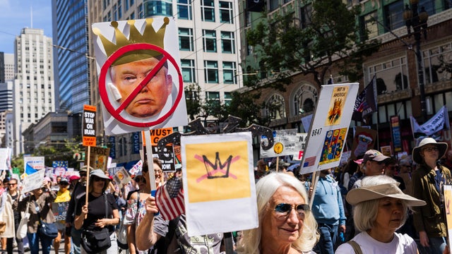 "No Kings" Protesters at Embarcadero 
