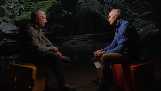 Howard Limbert and Scott Pelley 