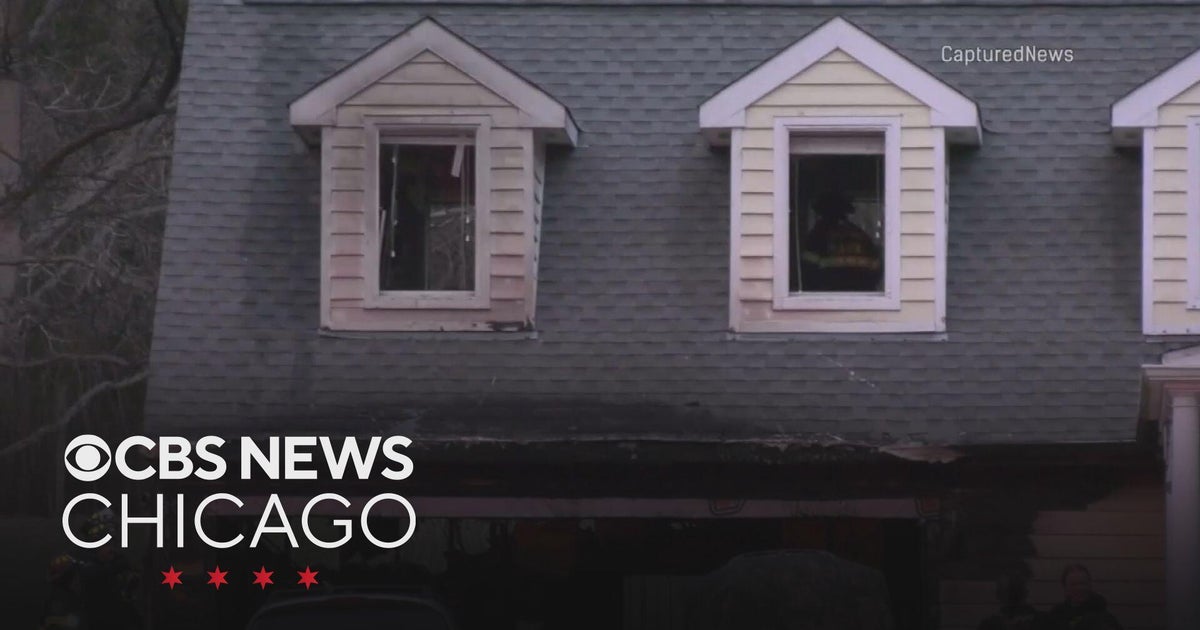 Fire rips through house in Barrington, IIllinois - CBS Chicago
