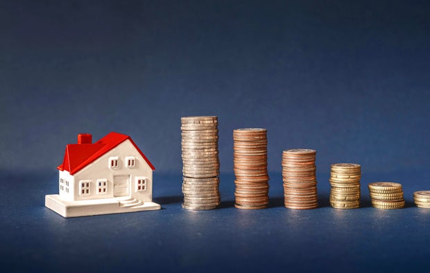 Home concept, Home savings, Selling home, Money and house, Business and finance concept 