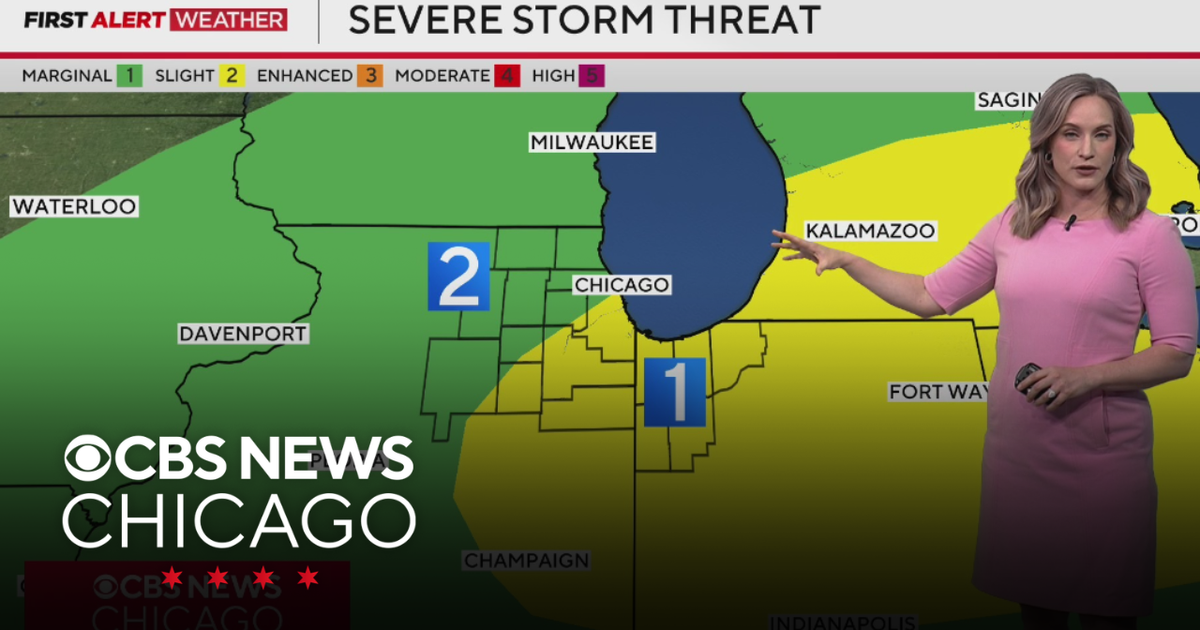 Showers, thunderstorms on Tuesday in Chicago - CBS Chicago