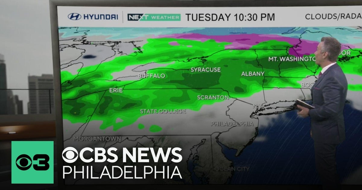 Mild Monday night in Philadelphia region, tracking storms this week ...