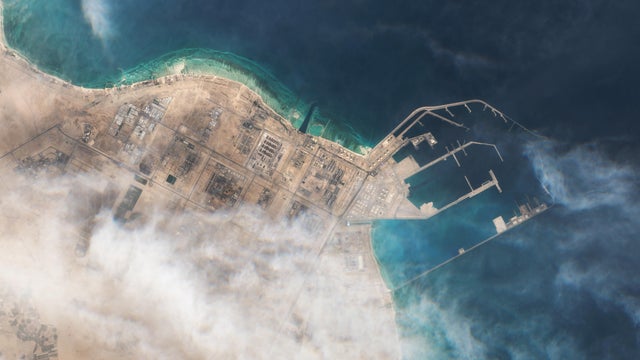 Satellite Imagery Of Ras Laffan Industrial City In Qatar 